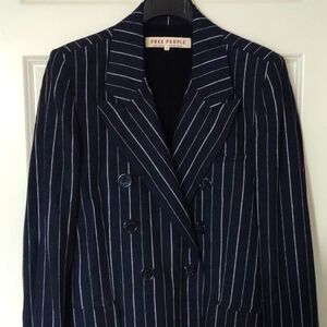 Free People double breasted blazer